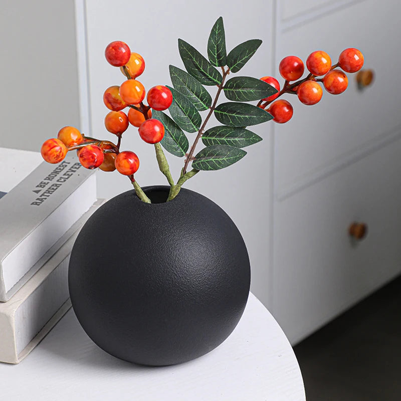 Vase en Céramique Rond