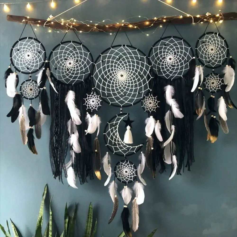 Macramé Murale Attrape-Rêves Bohèmes