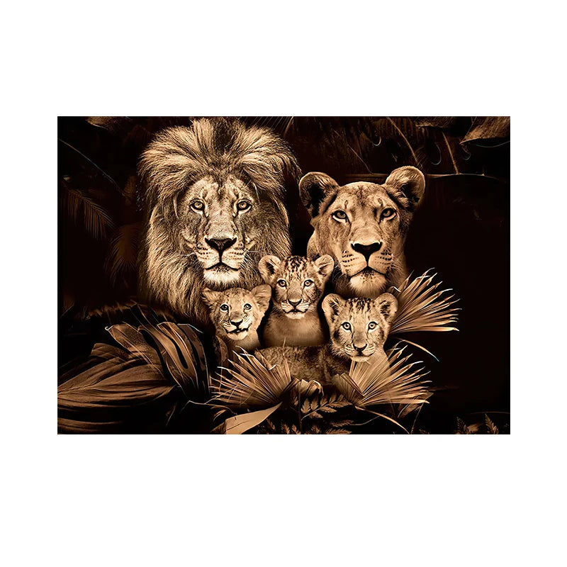 Toile d’Art Animal  Lion