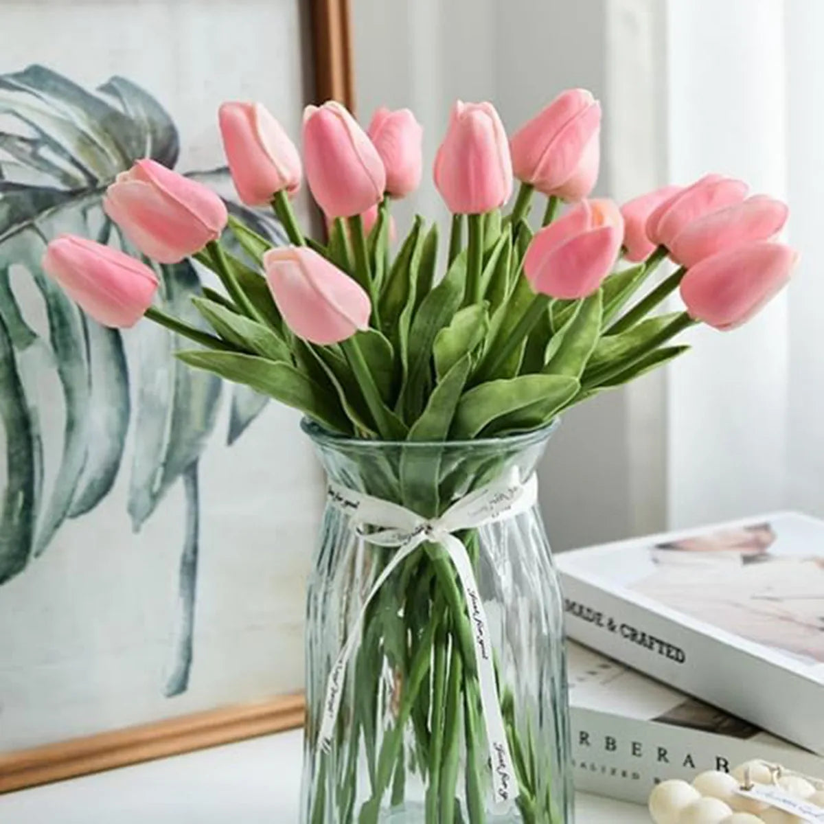Fleur Artificielle Bouquet de Tulipe
