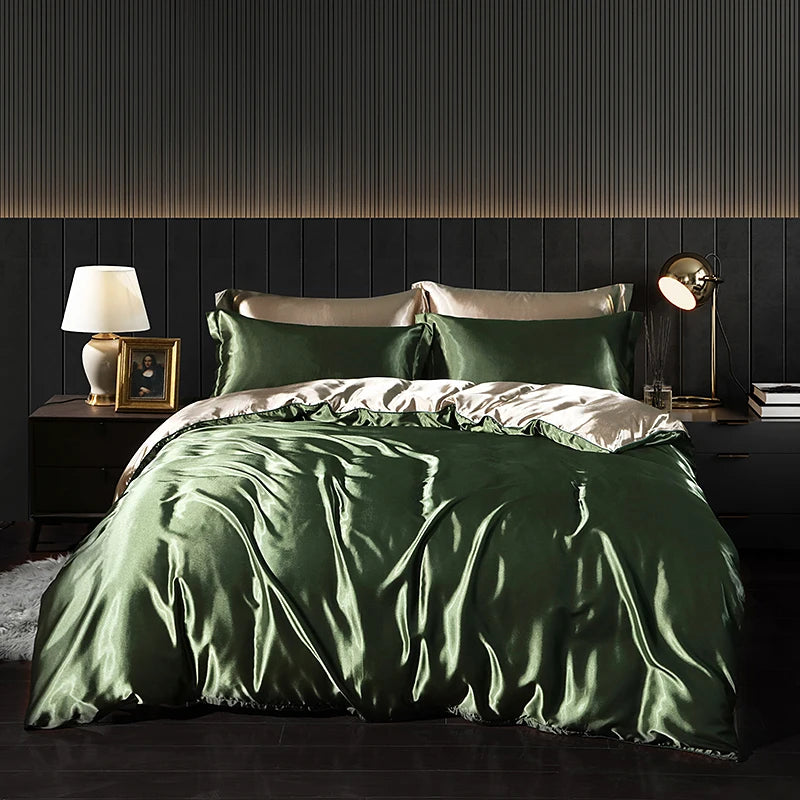 Parure Housse de Couette en Soie