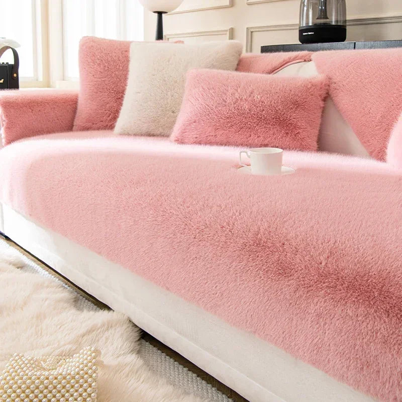 Housse  de Canapé en Peluche Lapin