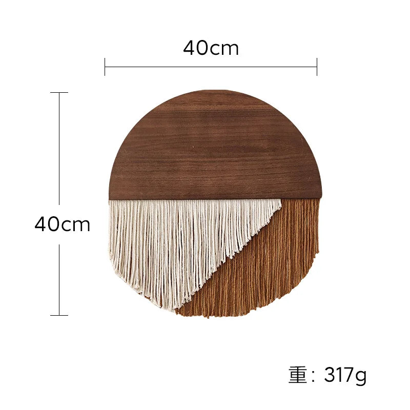 Macramé Tapisserie Murale Rond