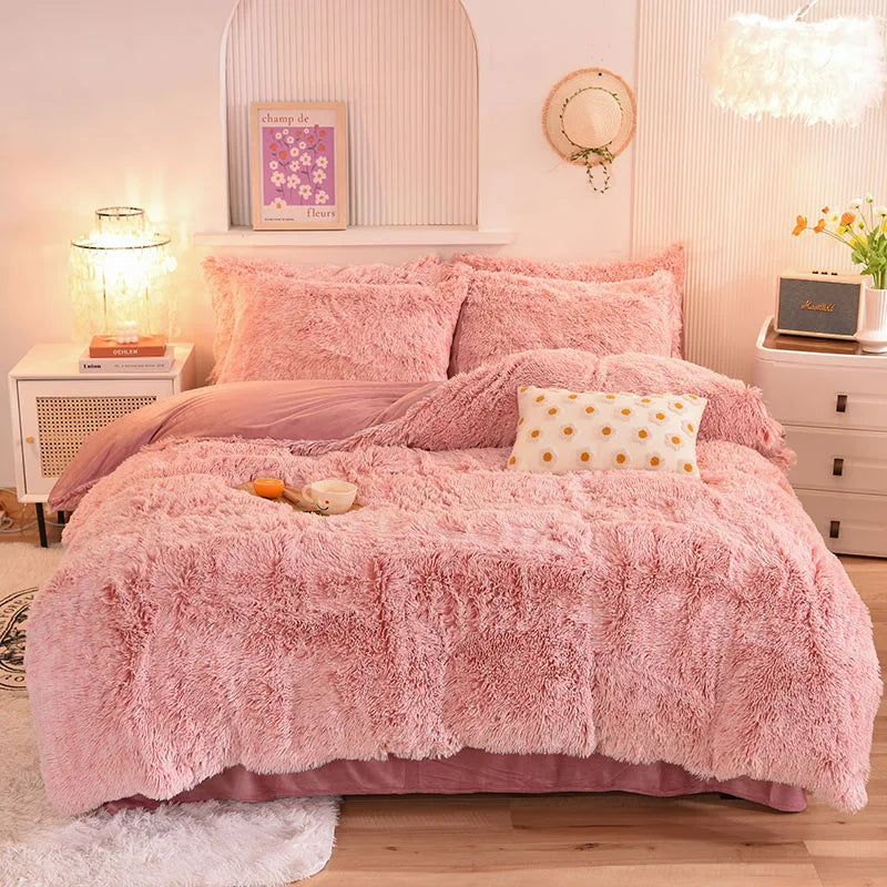 Parure Housse de Couette en Velours