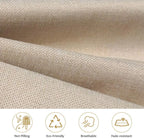 Housse de Coussin en Lin motif de Pavot