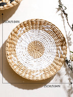 Panier mural en jonc de mer fait main