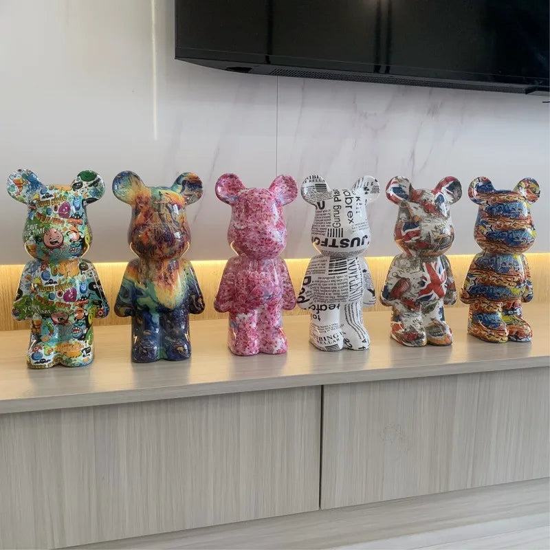 Figurine Ours Urbaine 28 cm