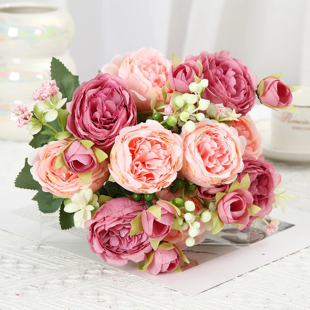 Fleur Artificielle Bouquet de Roses