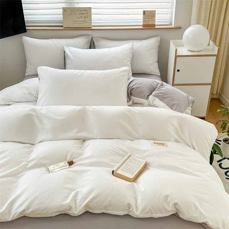 Parure Housse de Couette en Jacquard