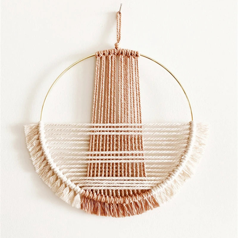 Macramé Murale Rond Bohème