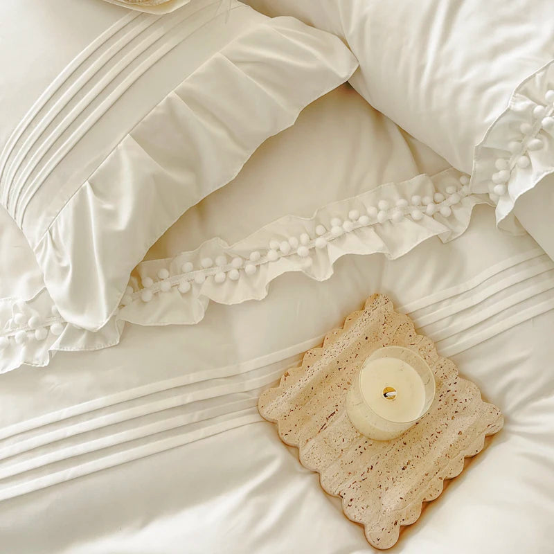 Parure de lit en Dentelle