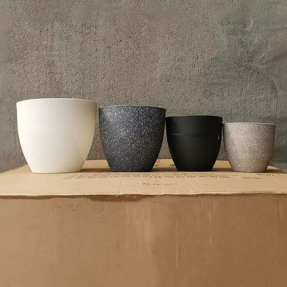 Pot de Fleurs effet Pierre