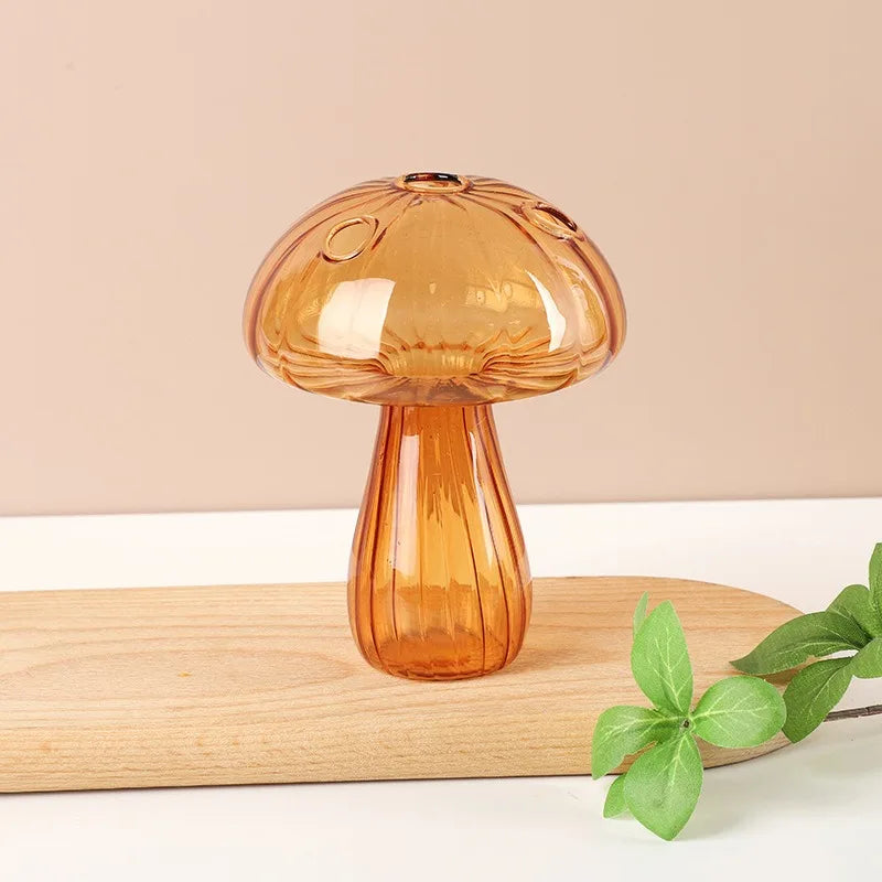 Vase en Verre en forme de Champignon