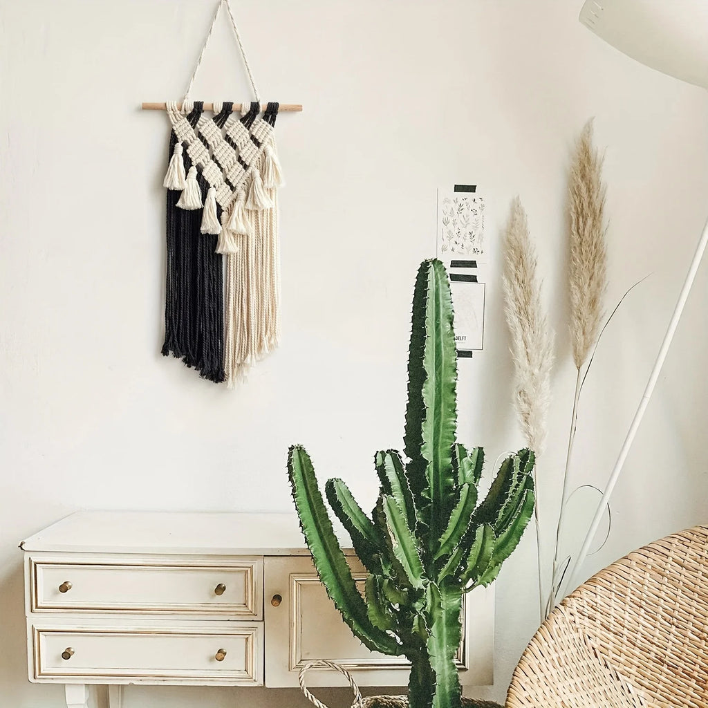 Macramé Mural Tissé