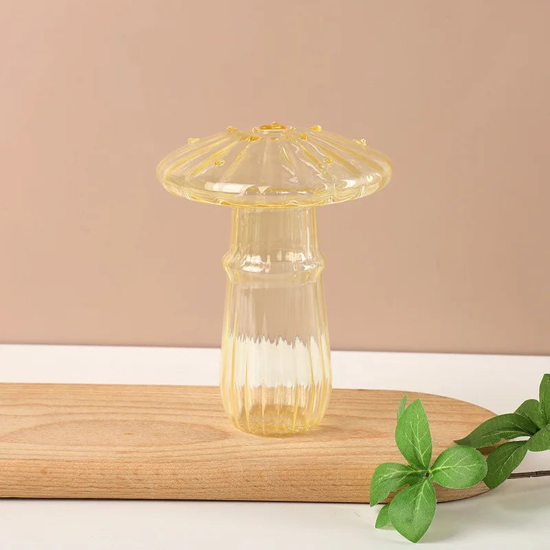 Vase en Verre en forme de Champignon