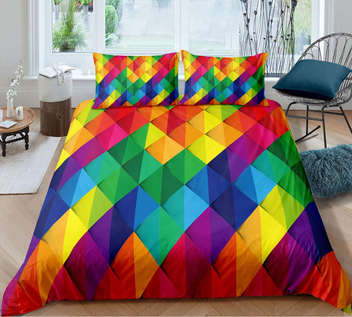 Parure Housse de Couette à Motif