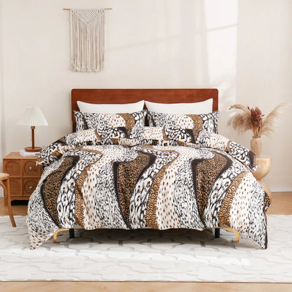 Parure Housse de Couette imprimée Léopard