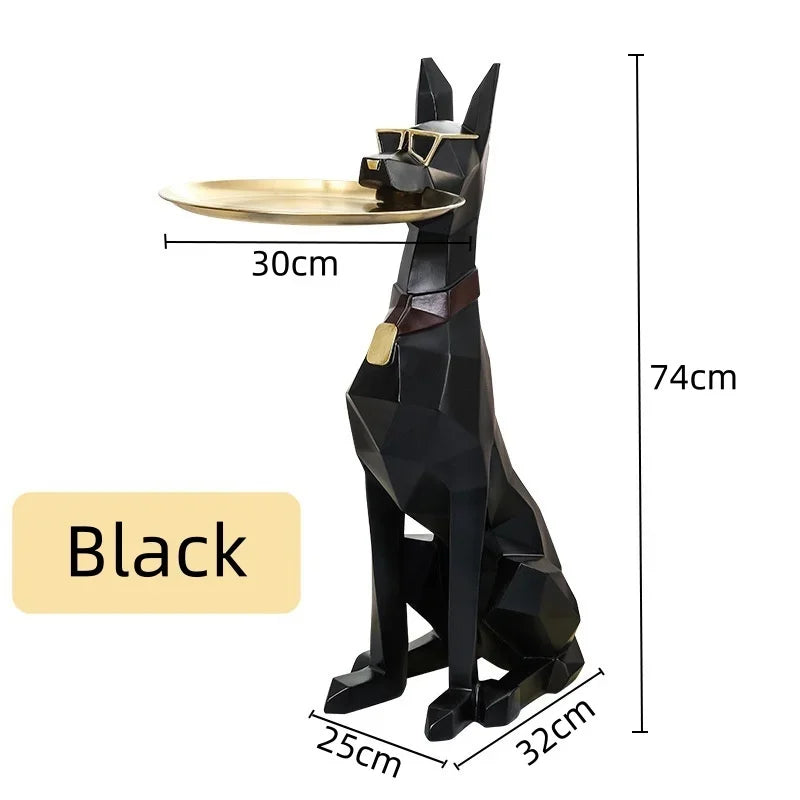 Statue Doberman en Résine