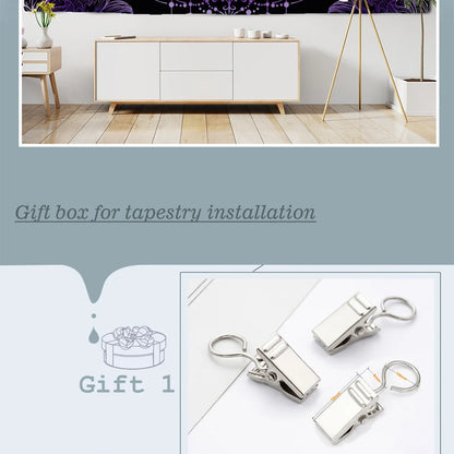 Tenture Murale Soleil et Lune