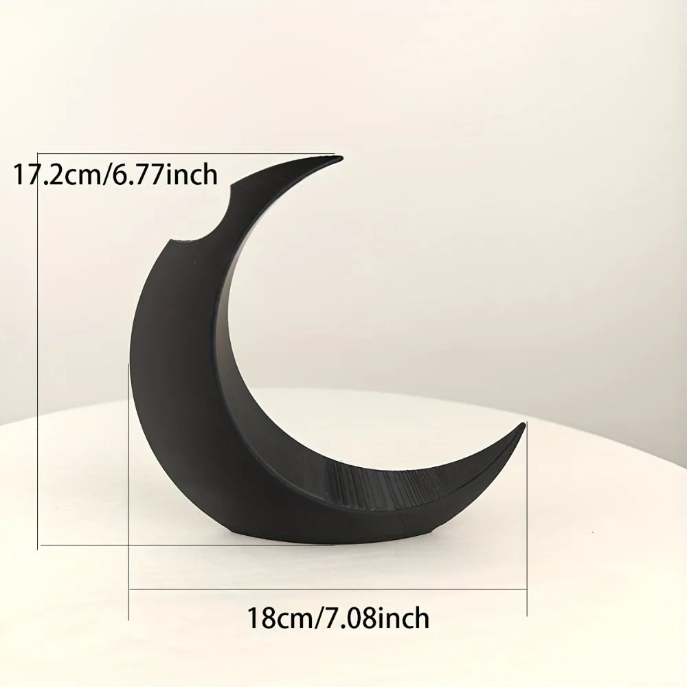 Vase pour Fleurs Séchées en forme de Lune