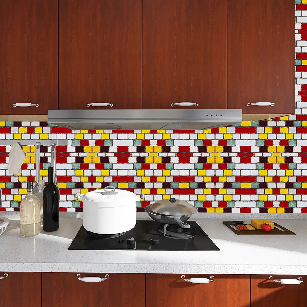 Revêtement Autocollant Mural Décoratif Mosaïque