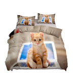 Parure Housse de Couette Motif Chats