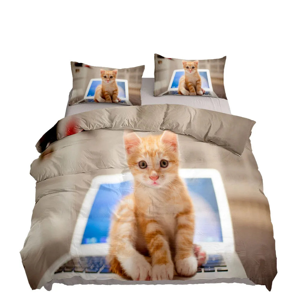 Parure Housse de Couette Motif Chats