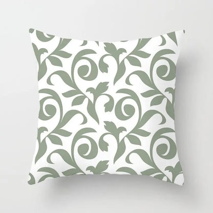 Housse de Coussin Vert