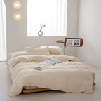 Parure Housse de Couette en Coton Lavé