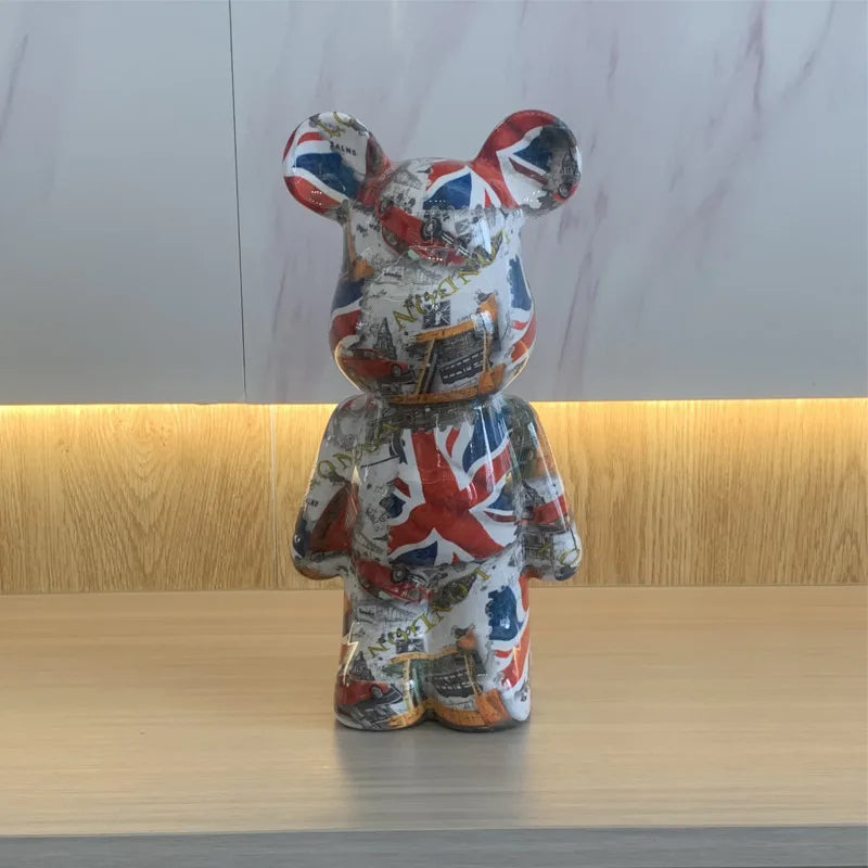 Figurine Ours Urbaine 28 cm