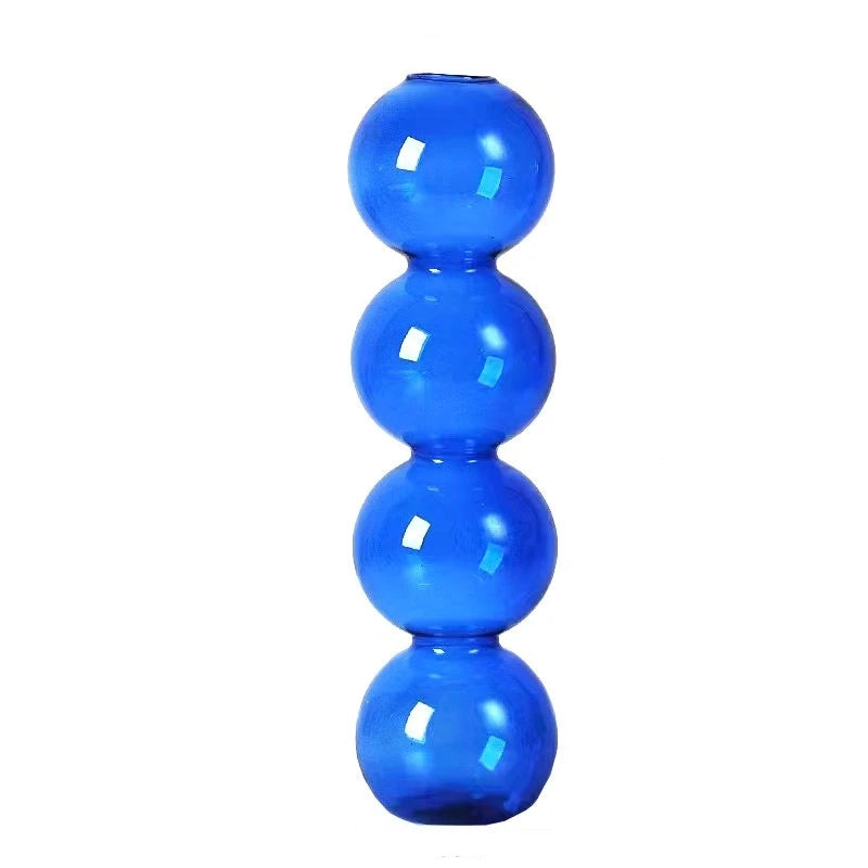 Vase en Verre à Bulles style Nortique