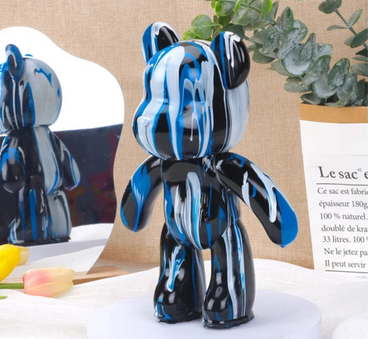 Sculpture d’ours  à peindre pour décoration intérieure personnalisée