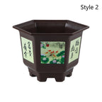 Pot de Fleur Hexagonal