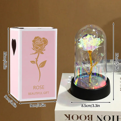 Fleur Artificielle Rose Led
