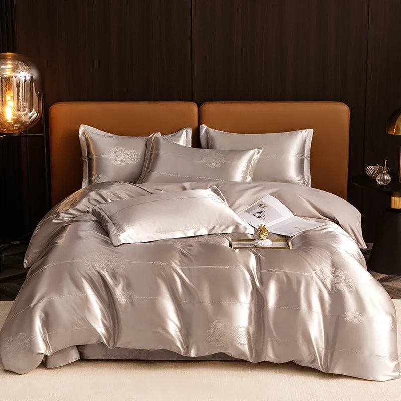 Parure Housse de Couette en Satin