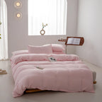 Parure Housse de Couette en Coton Lavé