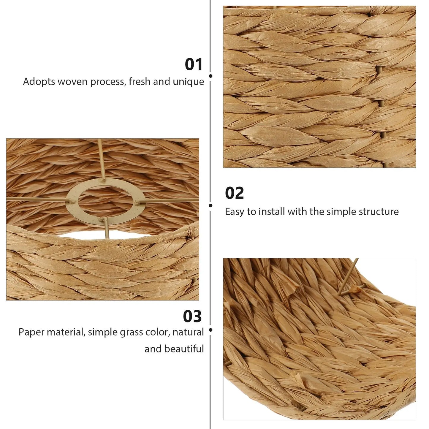 Abat Jour en Jonc de Mer