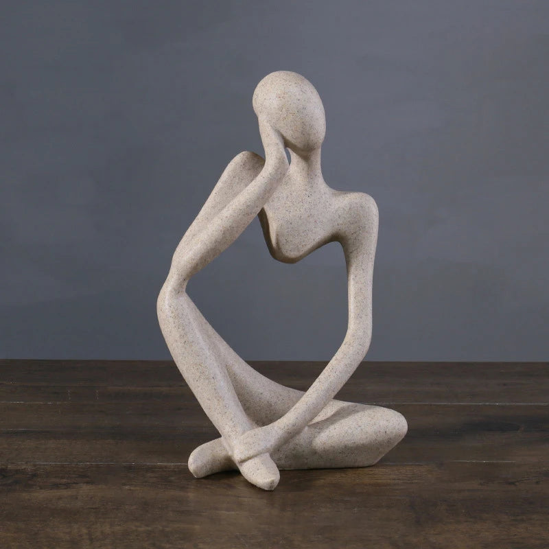 Statue du Penseur Abstraite