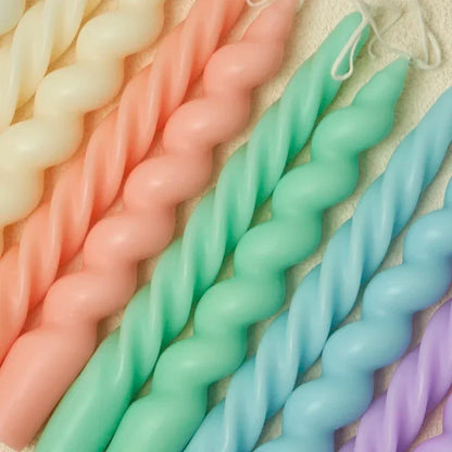 Bougies en spirale 2 pièces