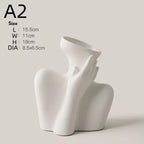 Vase en Céramique Sculpturale