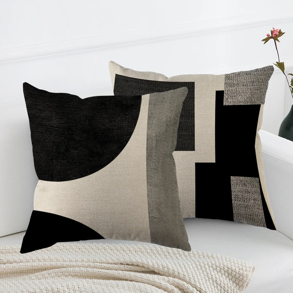 Housse de Coussin Bohème Géométrique