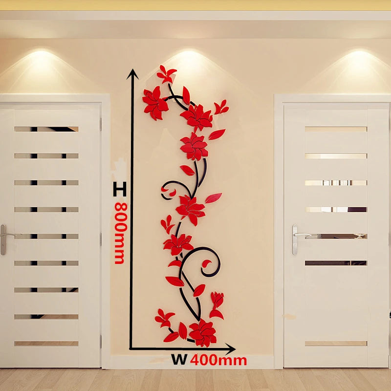 Autocollant Mural Fleur