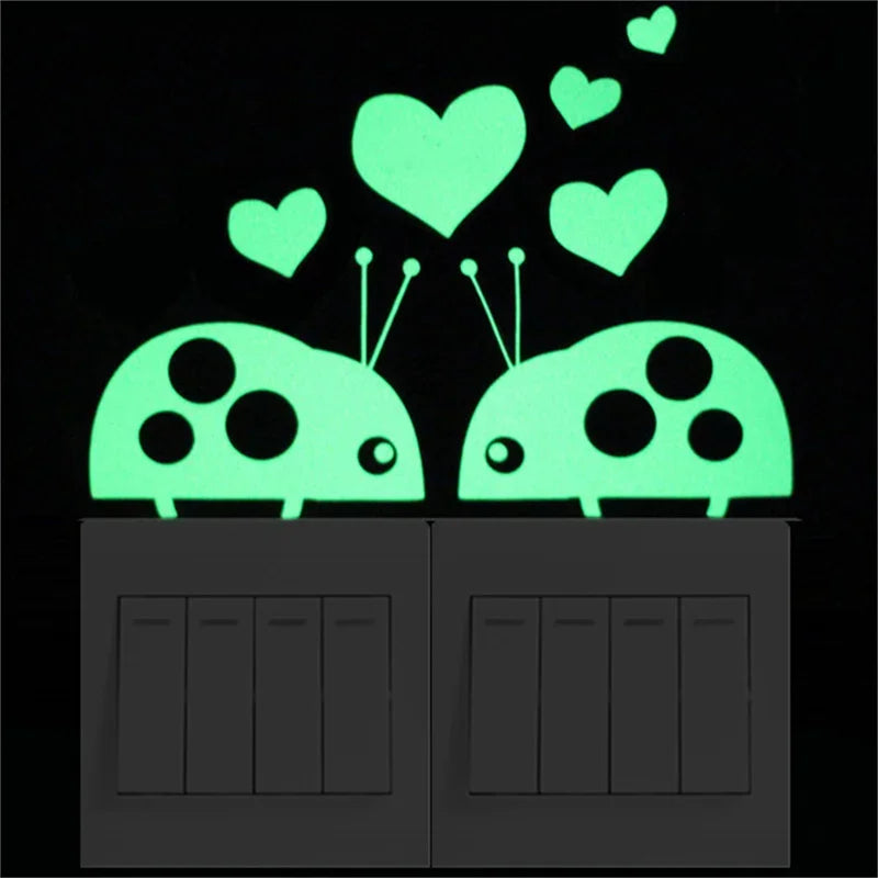 Autocollant Mural Interrupteur Phosphorescent