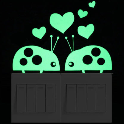 Autocollant Mural Interrupteur Phosphorescent