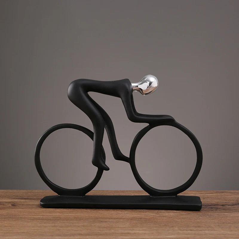 Statue de cycliste Décoration Intérieure
