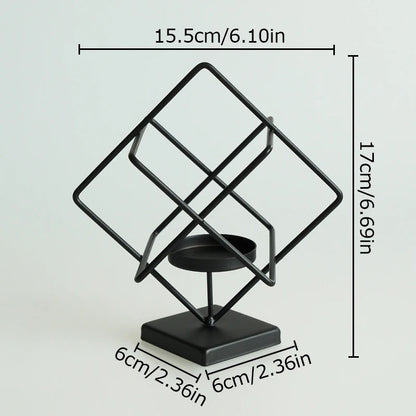 Bougeoir Cube magique 3D en Fer
