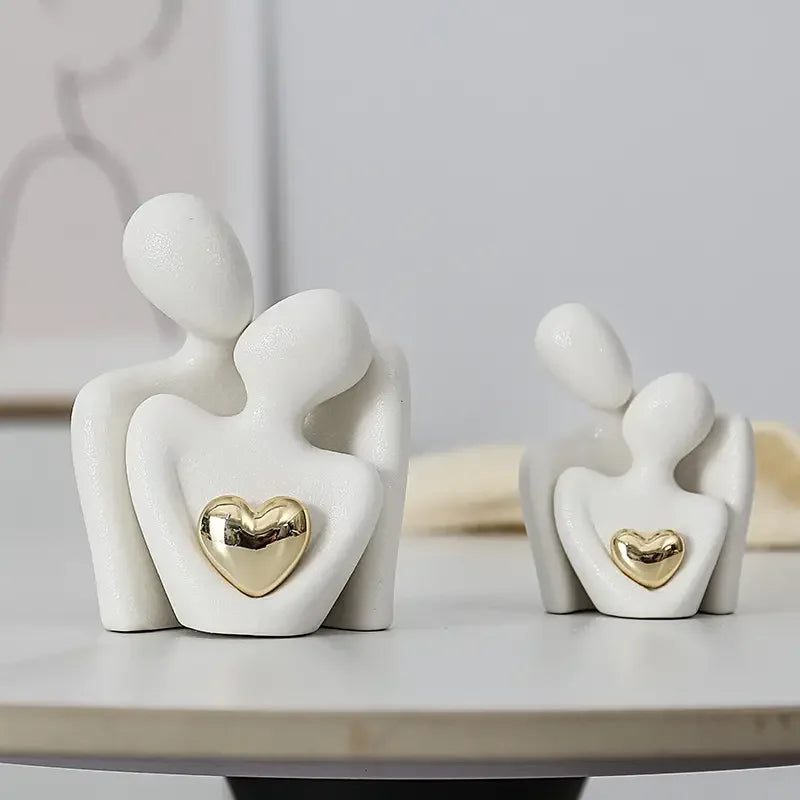 Figurine Couple en Céramique