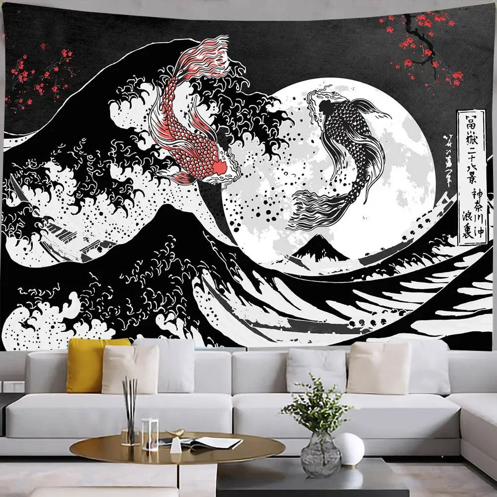 Tenture Murale Japonais