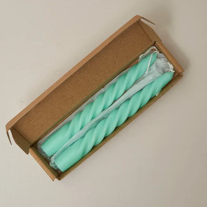 Bougies en spirale 2 pièces