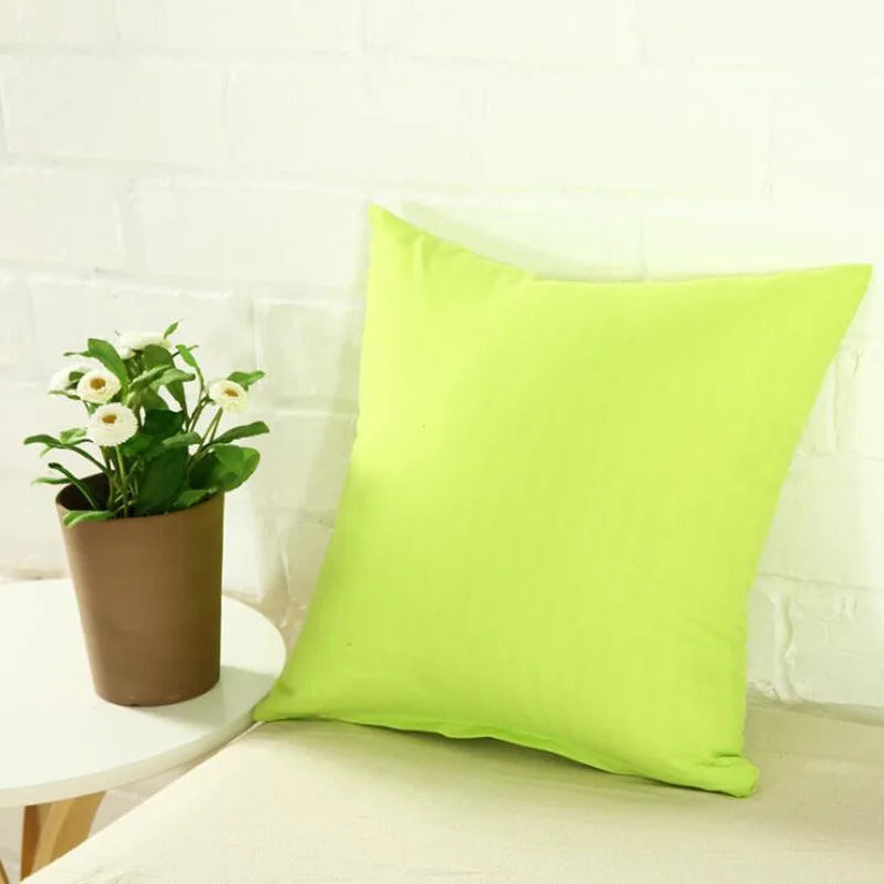 Housse de Coussin en Peluche et Fourrure de velours